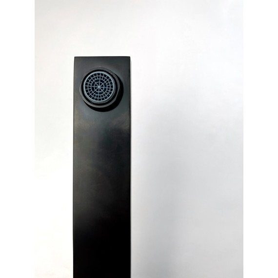 Смеситель для раковины настенный Paini Grazia 21PZ208, чёрный матовый фото 5