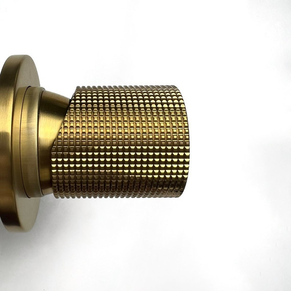 Смеситель для раковины настенный Paini Cox Grip 7GPJ208, матовое золото фото 6