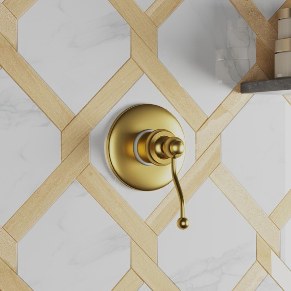 Смеситель для душа Paini Duomo 88PJ690, матовое золото фото 2