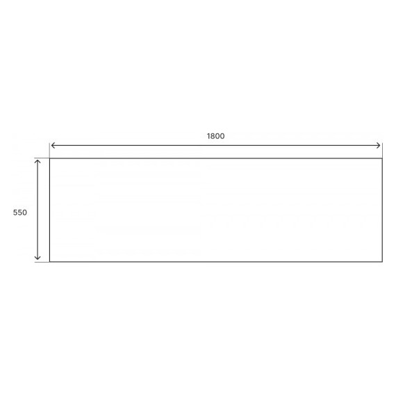 Панель фронтальная для ванны Pestan Veedi 180 см 137000180 фото 3