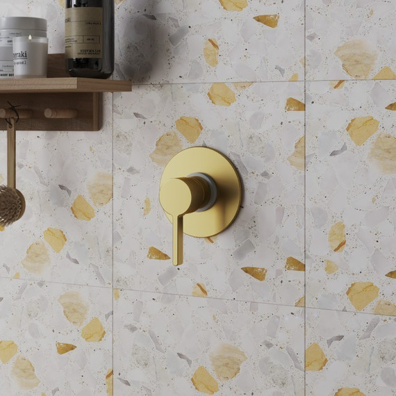 Смеситель для душа Paini Brera 74PJ690, матовое золото фото 2