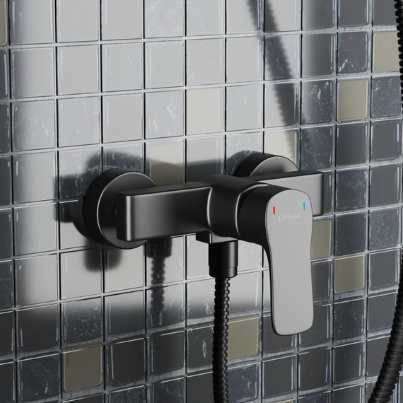 Смеситель для душа Paini Viva Style P4YO511, черный фото 2