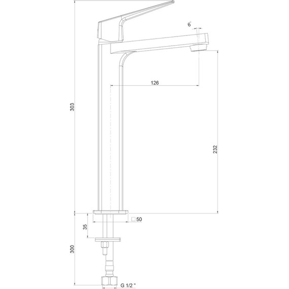 Смеситель для раковины высокий Paini Bari RTYO205LL, черный - 6 Смеситель для раковины высокий Paini Bari RTYO205LL, черный фото 6