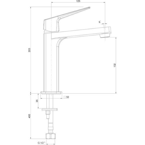 Смеситель для раковины Paini Bari RTYO205, черный фото 3