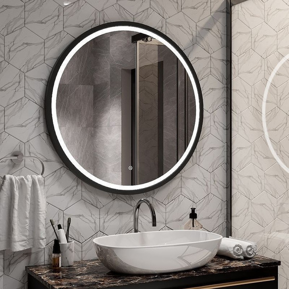 Зеркало Континент Style Black Led 60 см ЗЛП1016 - 7 Зеркало Континент Style Black Led 60 см ЗЛП1016 фото 7