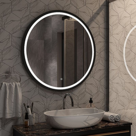 Зеркало Континент Style Black Led 60 см ЗЛП1016 - 8 Зеркало Континент Style Black Led 60 см ЗЛП1016 фото 8