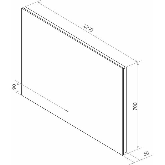 Зеркало Континент Trezhe Led 120 см ЗЛП533 фото 8