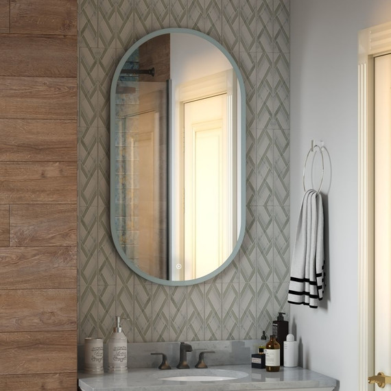 Зеркало Континент Delight Led 55 см ЗЛП458 фото 3