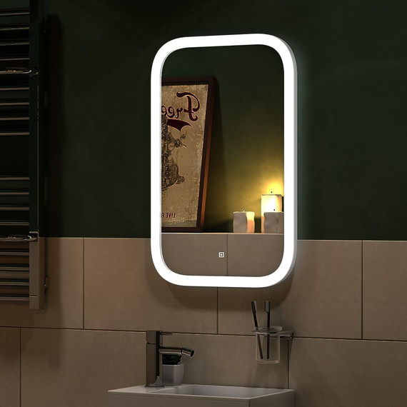 Зеркало Континент Mini Led 40 см ЗЛП852 фото 2