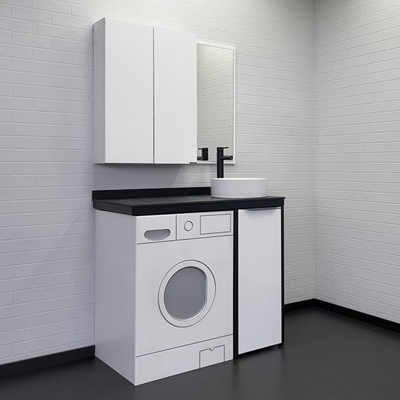 Зеркало Comforty Лозанна 40 см, белый глянцевый фото 3