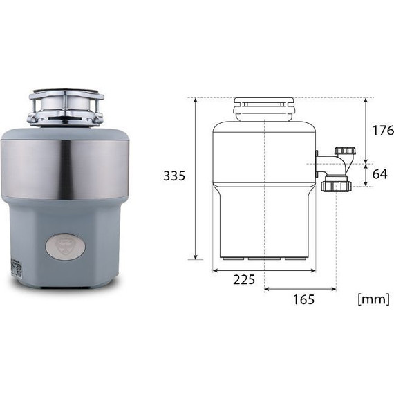 Измельчитель пищевых отходов Status Premium 350 - 10 Измельчитель пищевых отходов Status Premium 350 фото 10