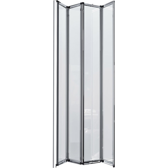 Шторка для ванны Grossman 800х1400 мм GR-107, хром/прозрачное фото 4