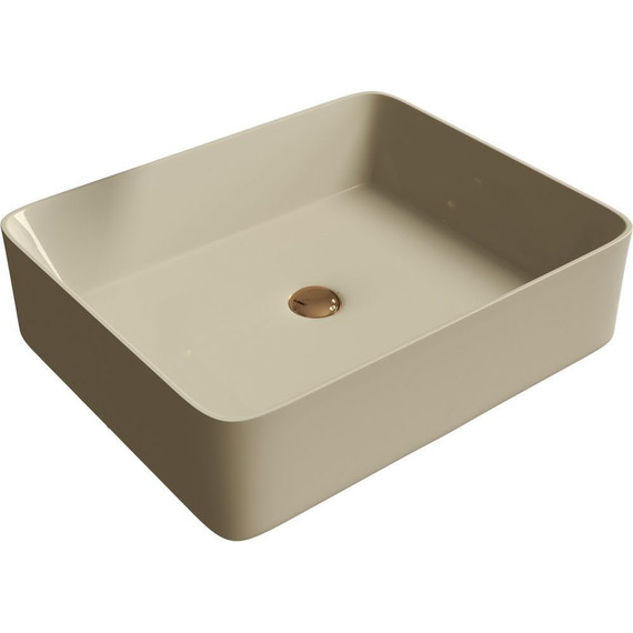 Раковина-чаша Grossman Color 48 см GR-3016BEM, бежевый матовый фото 