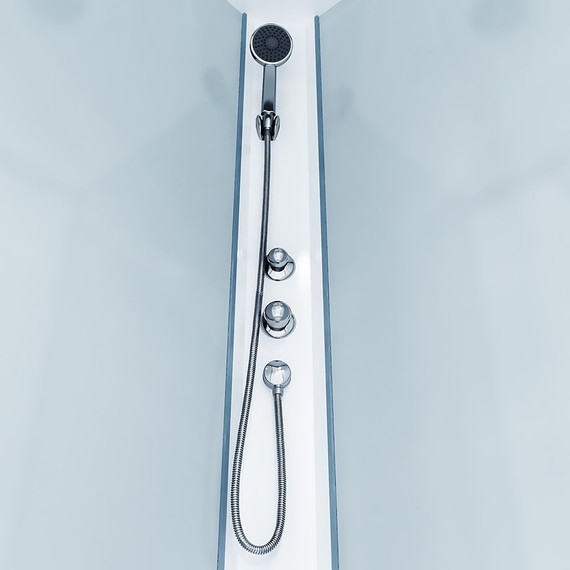 Душевая кабина Triton Ультра А 80x80 см, белый/прозрачное фото 4