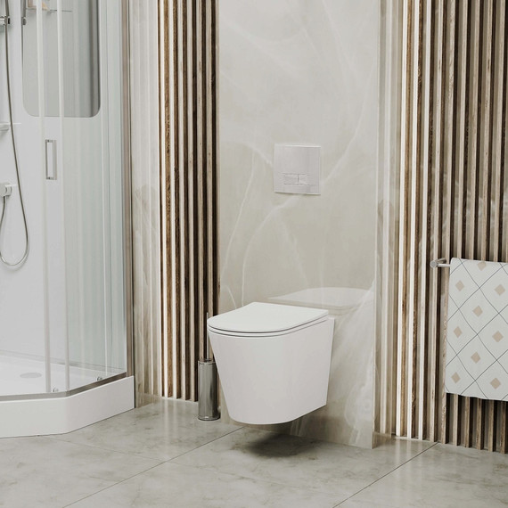 Кнопка смыва Grossman Classic 800.Т1.04.000.000, белый глянцевый фото 3