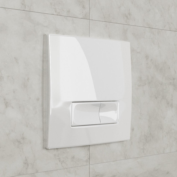 Кнопка смыва Grossman Classic 800.Т1.04.000.000, белый глянцевый фото 4