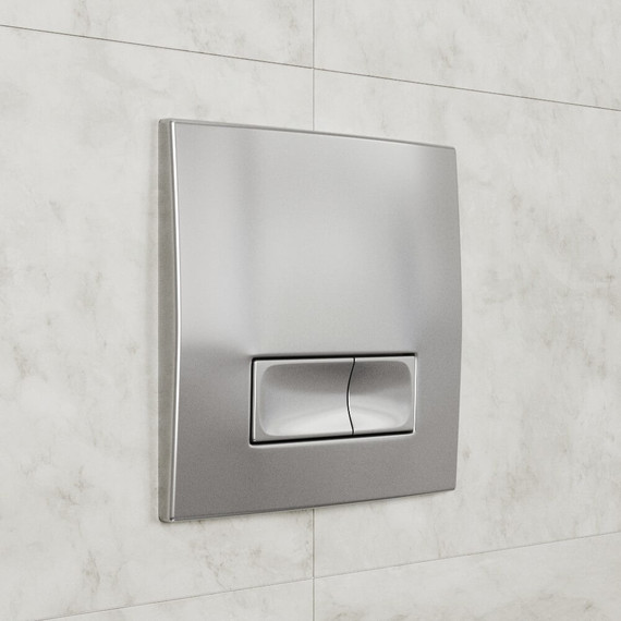 Кнопка смыва Grossman Classic 800.T1.04.110.110, хром матовый фото 2