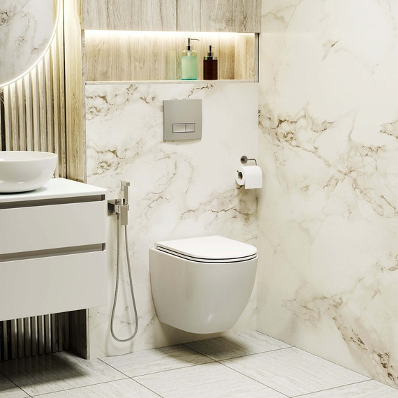 Кнопка смыва Grossman Classic 800.T1.04.110.110, хром матовый фото 3