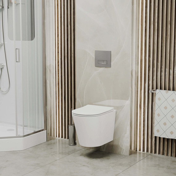 Кнопка смыва Grossman Classic 800.T1.04.110.110, хром матовый фото 4