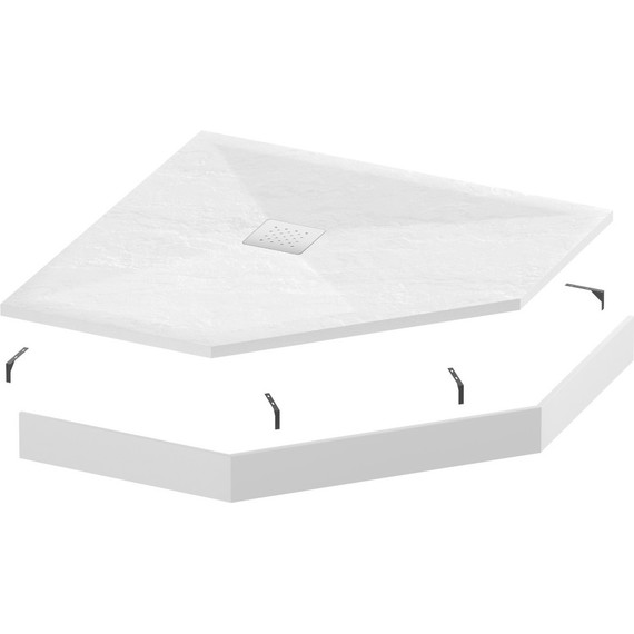 Панель для душевого поддона Grossman Strong 100x100 см GR-S11001001D фото 2