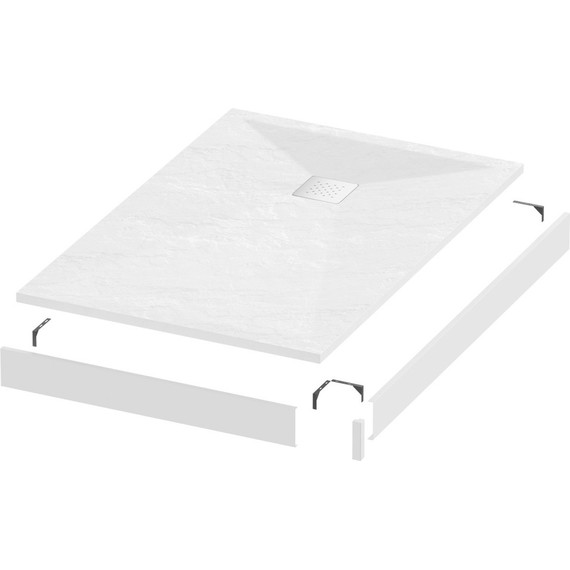 Панель для душевого поддона Grossman Strong 100x80 см GR-S1801001Q фото 2