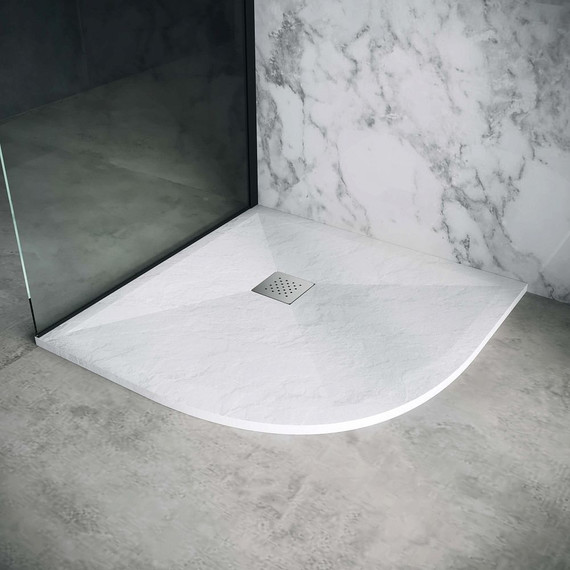 Поддон каменный Grossman Strong 90x90 см GR-S19090, белый матовый фото 5