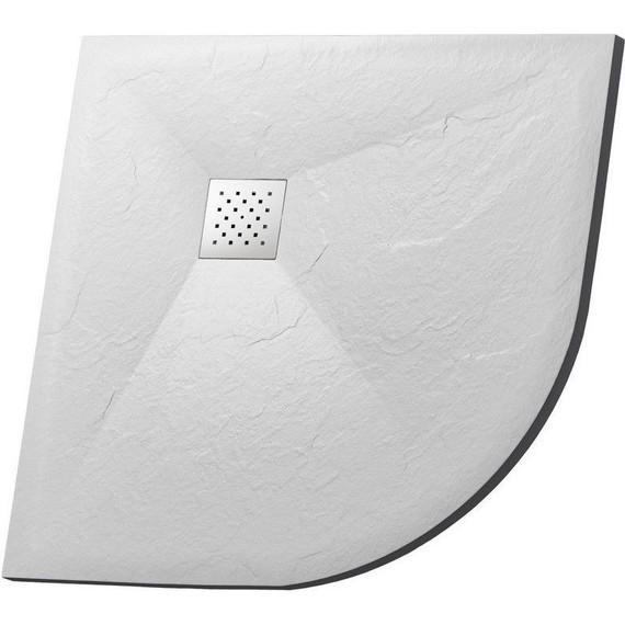 Поддон каменный Grossman Strong 90x90 см GR-S19090, белый матовый фото 
