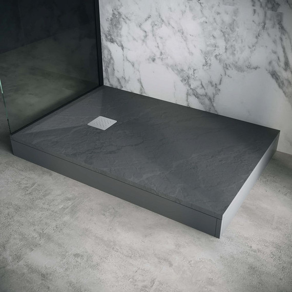 Поддон каменный Grossman Strong 120x80 см GR-S280120Q, графит матовый - 4 Поддон каменный Grossman Strong 120x80 см GR-S280120Q, графит матовый фото 4