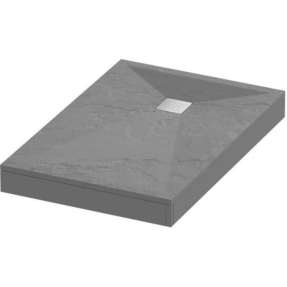 Поддон каменный Grossman Strong 110x90 см GR-S290110Q, графит матовый фото 2