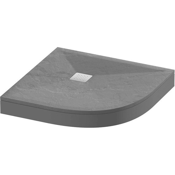 Поддон каменный Grossman Strong 90x90 см GR-S29090, графит матовый фото 3