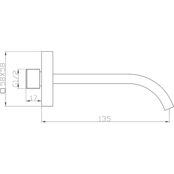 Излив для ванны BelBagno Romano ROM-BC-CRM - 2 Излив для ванны BelBagno Romano ROM-BC-CRM фото 2