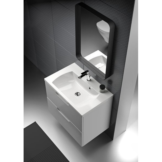 Зеркало Ravak Strip 90 см X000001572, чёрный фото 2