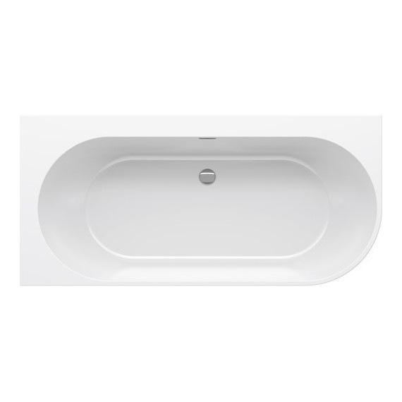 Ванна акриловая Ravak Freedom Corner 170х80 см L XC00100041 (слив перелив хром) фото 2