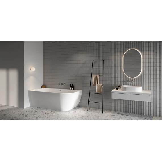 Ванна акриловая Ravak Freedom Corner 170х80 см L XC00100041 (слив перелив хром) фото 4