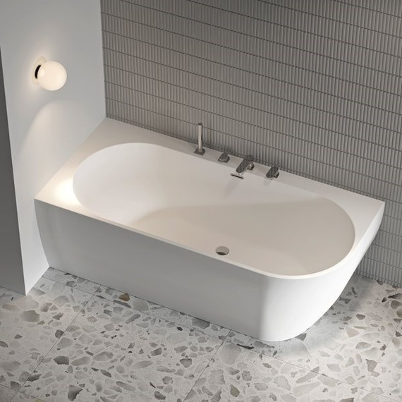 Ванна акриловая Ravak Freedom Corner 170х80 см L XC00100041 (слив перелив хром) фото 5