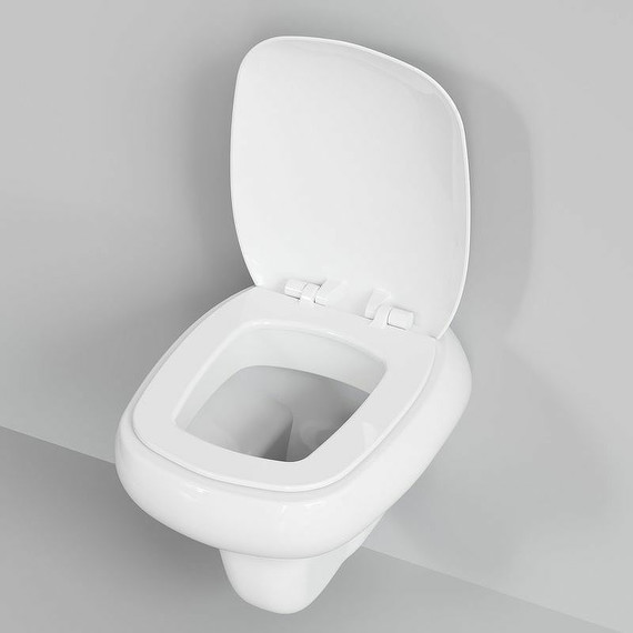 Унитаз подвесной безободковый Ambassador Diamond 123T20001R, Цвет производителя: белый фото 6