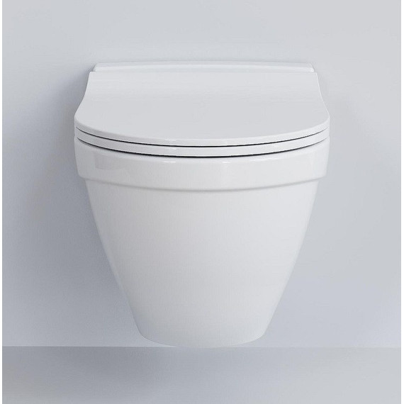 Унитаз подвесной безободковый Ambassador Nord 133T20001, Цвет производителя: белый фото 9