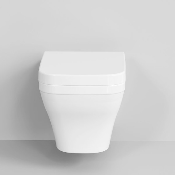 Унитаз подвесной безободковый Ambassador Benefit 203T20001R, Цвет производителя: белый фото 4