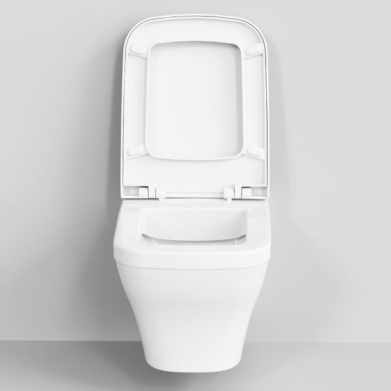 Унитаз подвесной безободковый Ambassador Benefit 203T20001R, Цвет производителя: белый фото 5