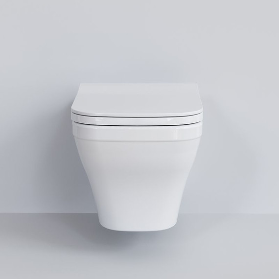 Унитаз подвесной безободковый Ambassador Benefit 203T20001R, Цвет производителя: белый фото 10