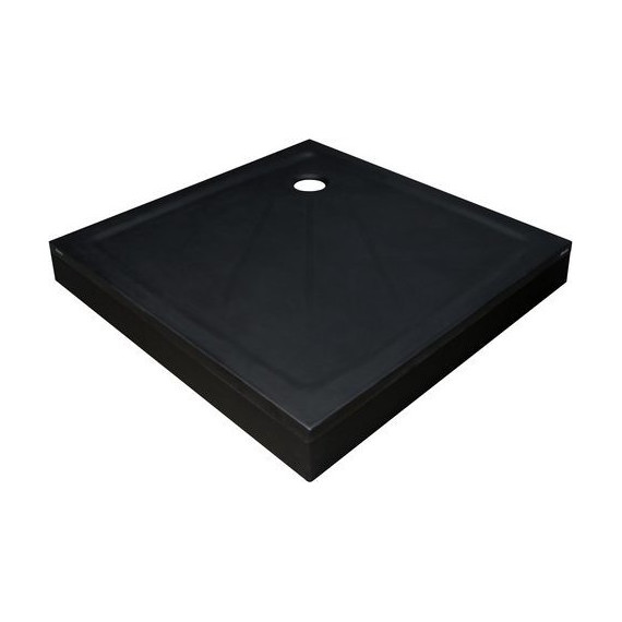Поддон Ravak Perseus Pro 90x90 см XA037701010BM, чёрный матовый фото 