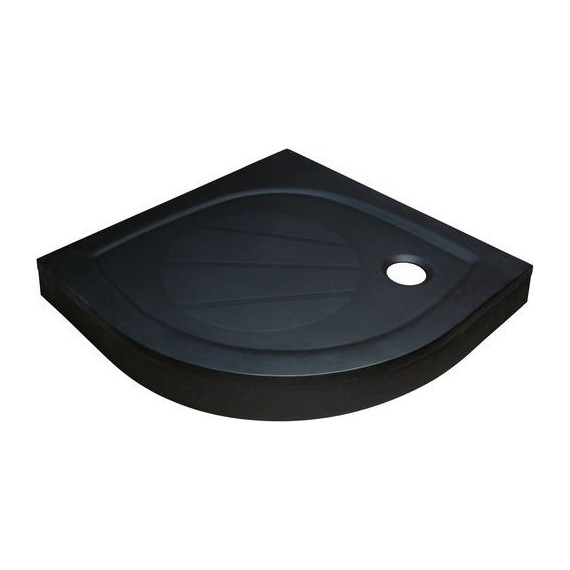 Поддон Ravak Elipso Pro 90х90 см XA237701010BM, чёрный матовый фото 