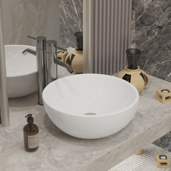 Раковина-чаша Ambassador Queen 45 см 116T20101, белый матовый фото 5