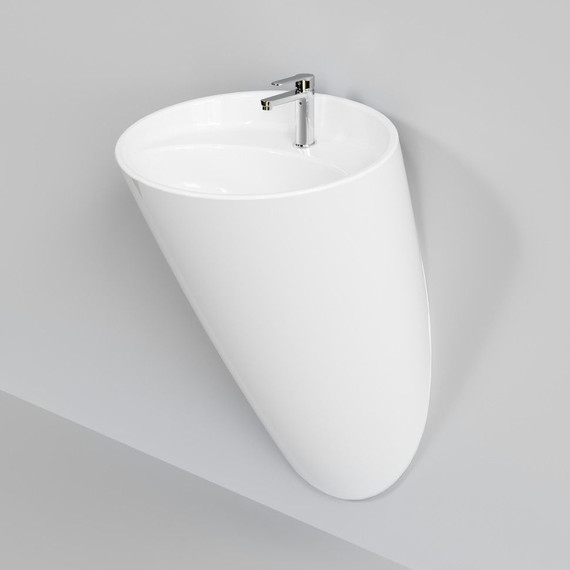 Раковина подвесная Ambassador Queen 53 см 116T20102, белый матовый фото 2