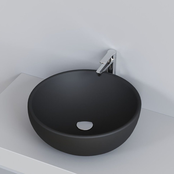 Раковина-чаша Ambassador Queen 45 см 116T20201, черный матовый фото 4