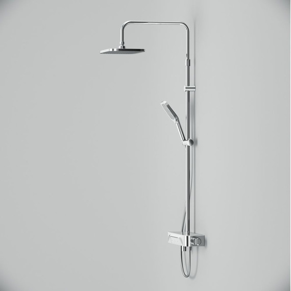 Душевая стойка с термостатом Am.Pm Func F078F300, Цвет производителя: хром - 12 Душевая стойка с термостатом Am.Pm Func F078F300, Цвет производителя: хром фото 12