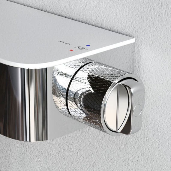 Душевая стойка с термостатом Am.Pm Func F078F300, Цвет производителя: хром - 6 Душевая стойка с термостатом Am.Pm Func F078F300, Цвет производителя: хром фото 6