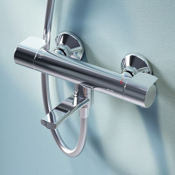 Смеситель для ванны с термостатом Am.Pm X-Joy F85A50000 - 7 Смеситель для ванны с термостатом Am.Pm X-Joy F85A50000 фото 7