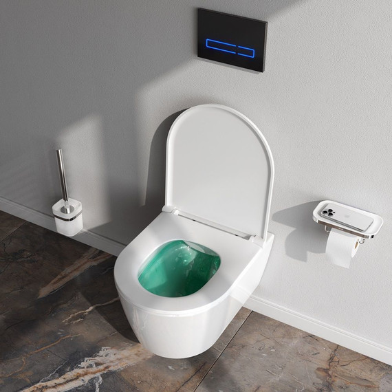 Унитаз подвесной Am.Pm Func FlashClean C8F1700SC с сиденьем микролифт фото 4