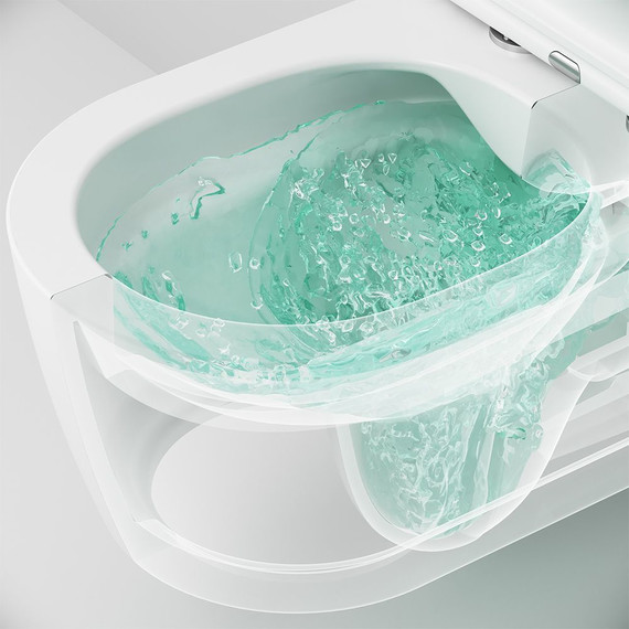 Унитаз подвесной Am.Pm Func FlashClean C8F1701SC с сиденьем микролифт фото 8